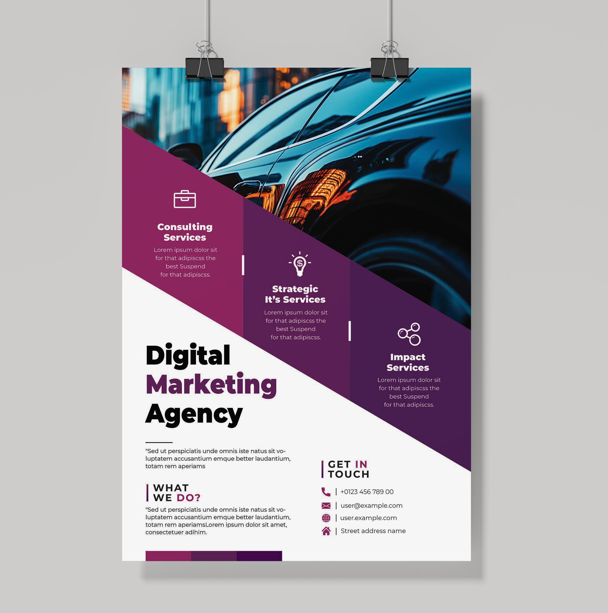 Professional Insights Poster Design