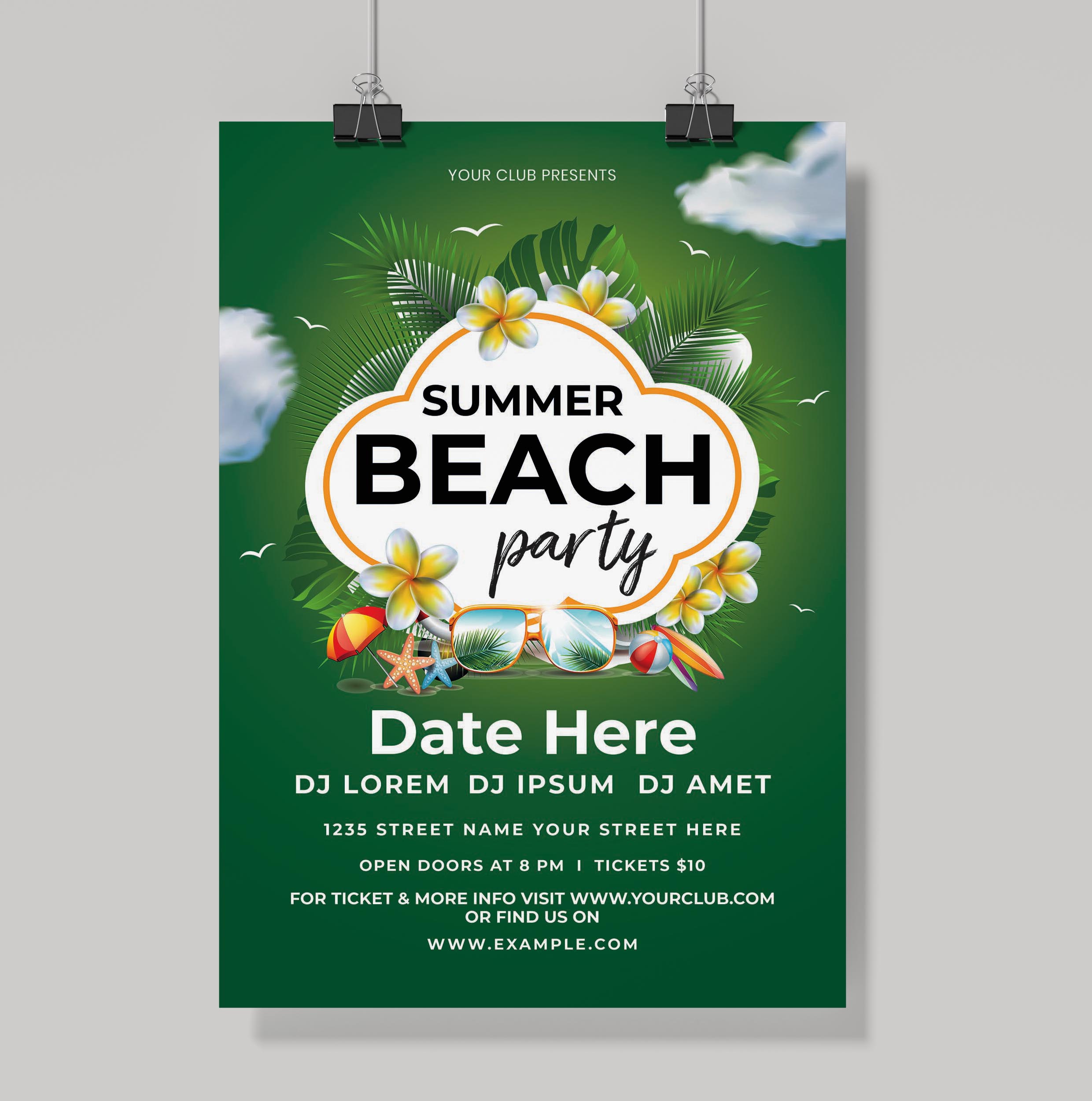 Summer Event Promotional Poster