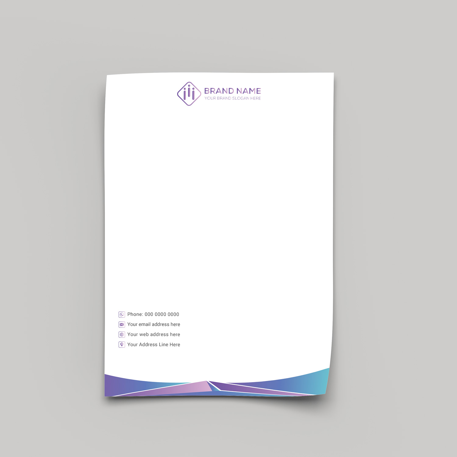 Smart Gradient Letterhead