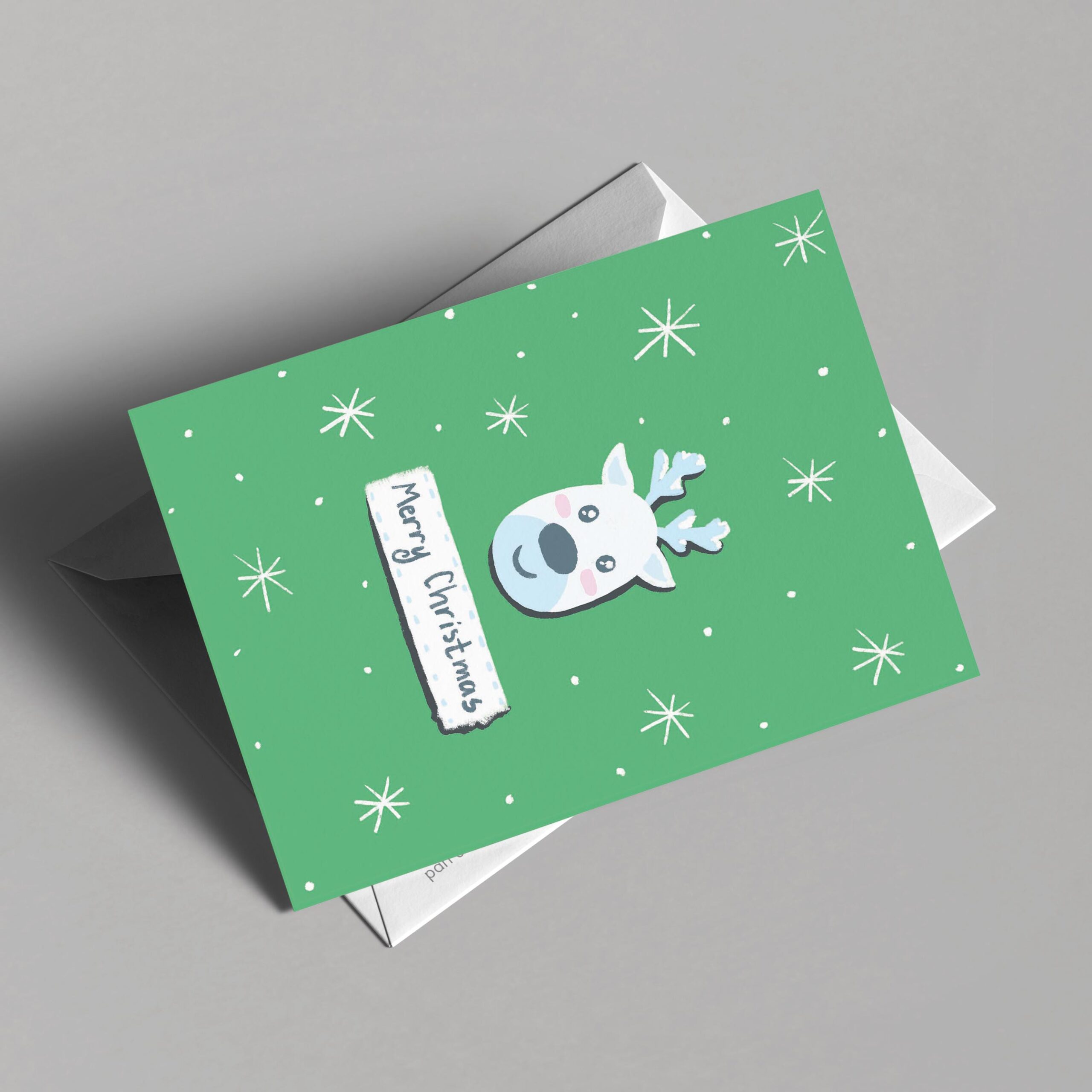 Reindeer Christmas Card