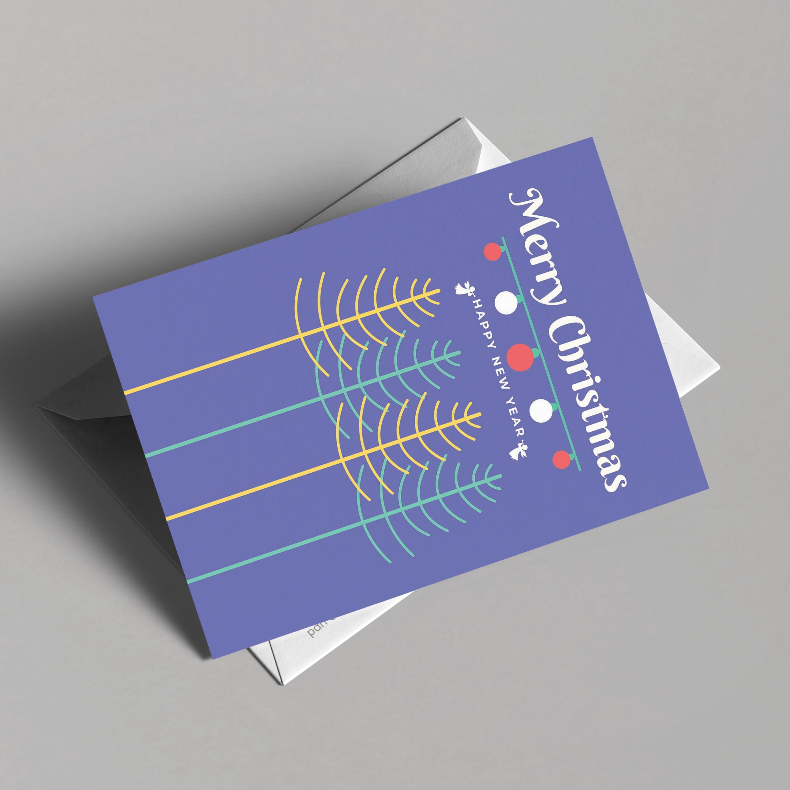 Dainty Trees Christmas Card