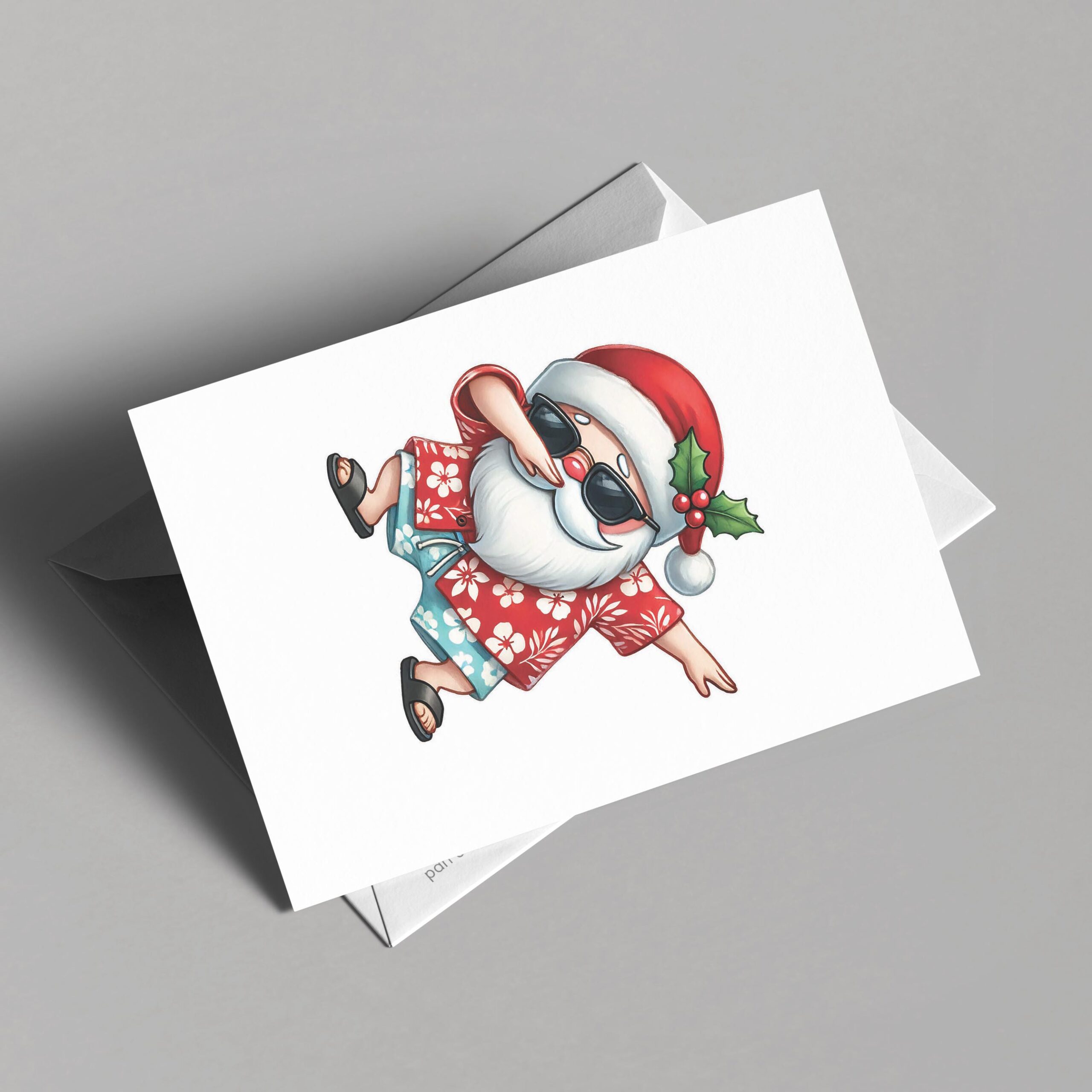 The Santa Dab Christmas Card