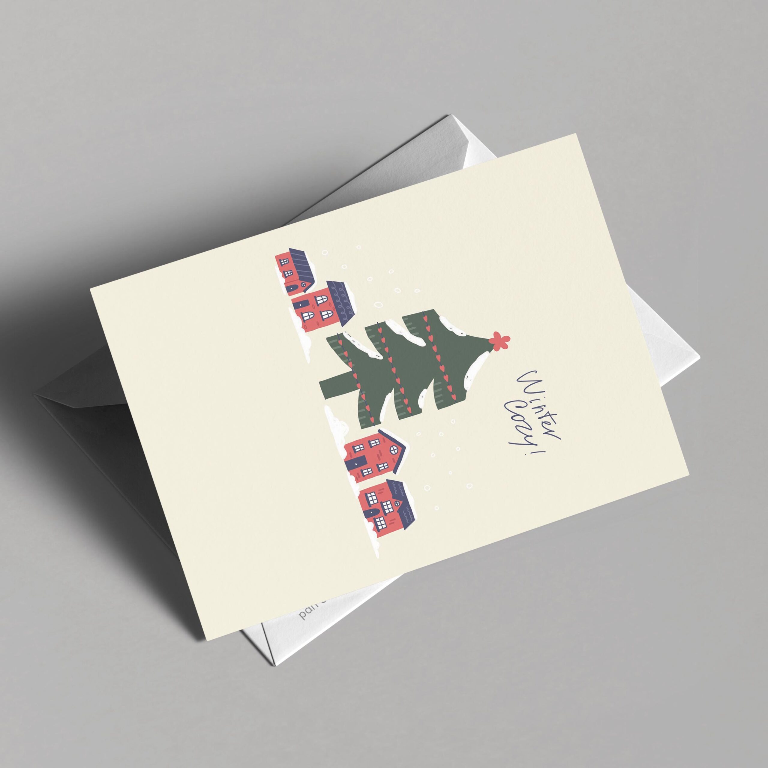 Winter Cosy Christmas Card