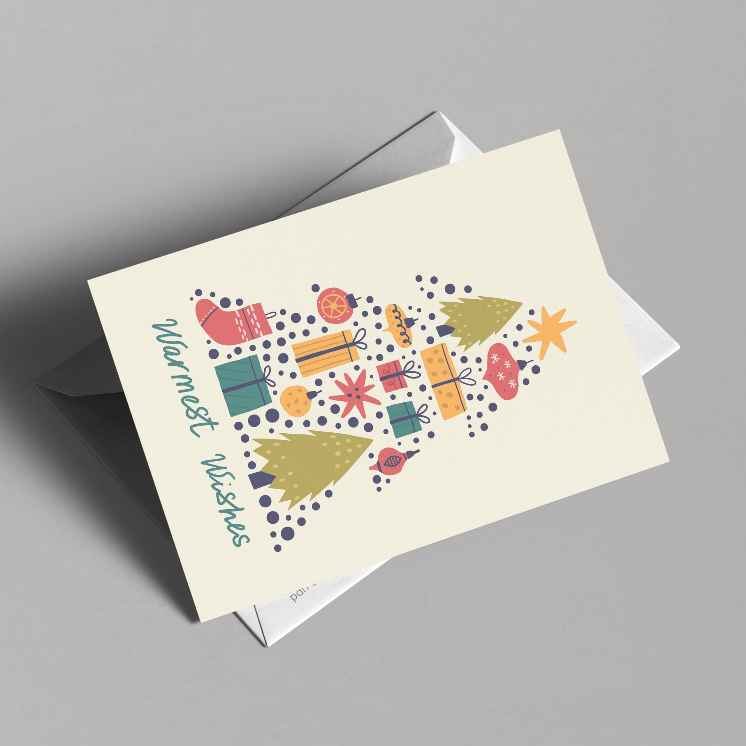 Warmest Wishes Christmas Card