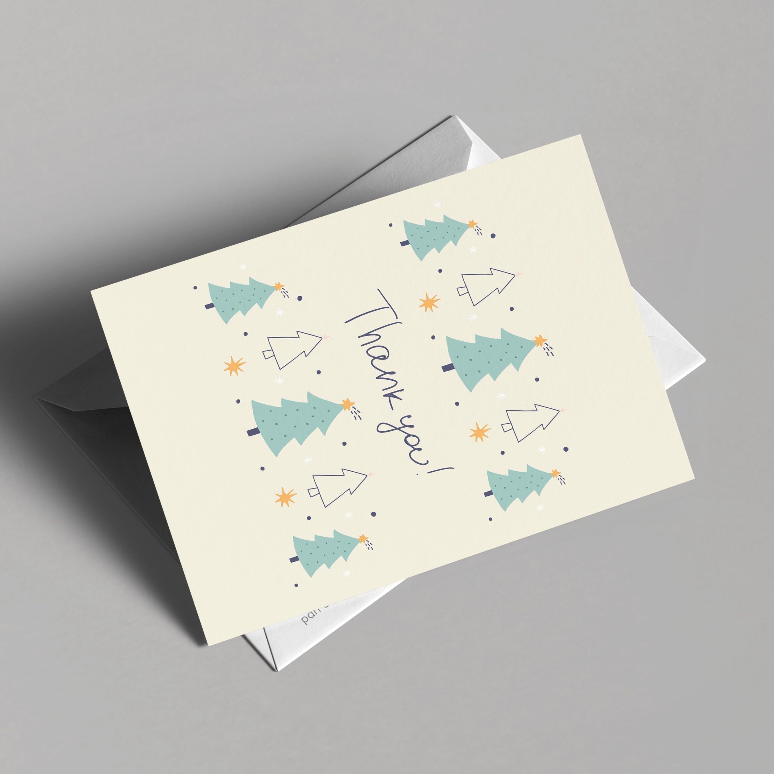 Thank You Christmas Card