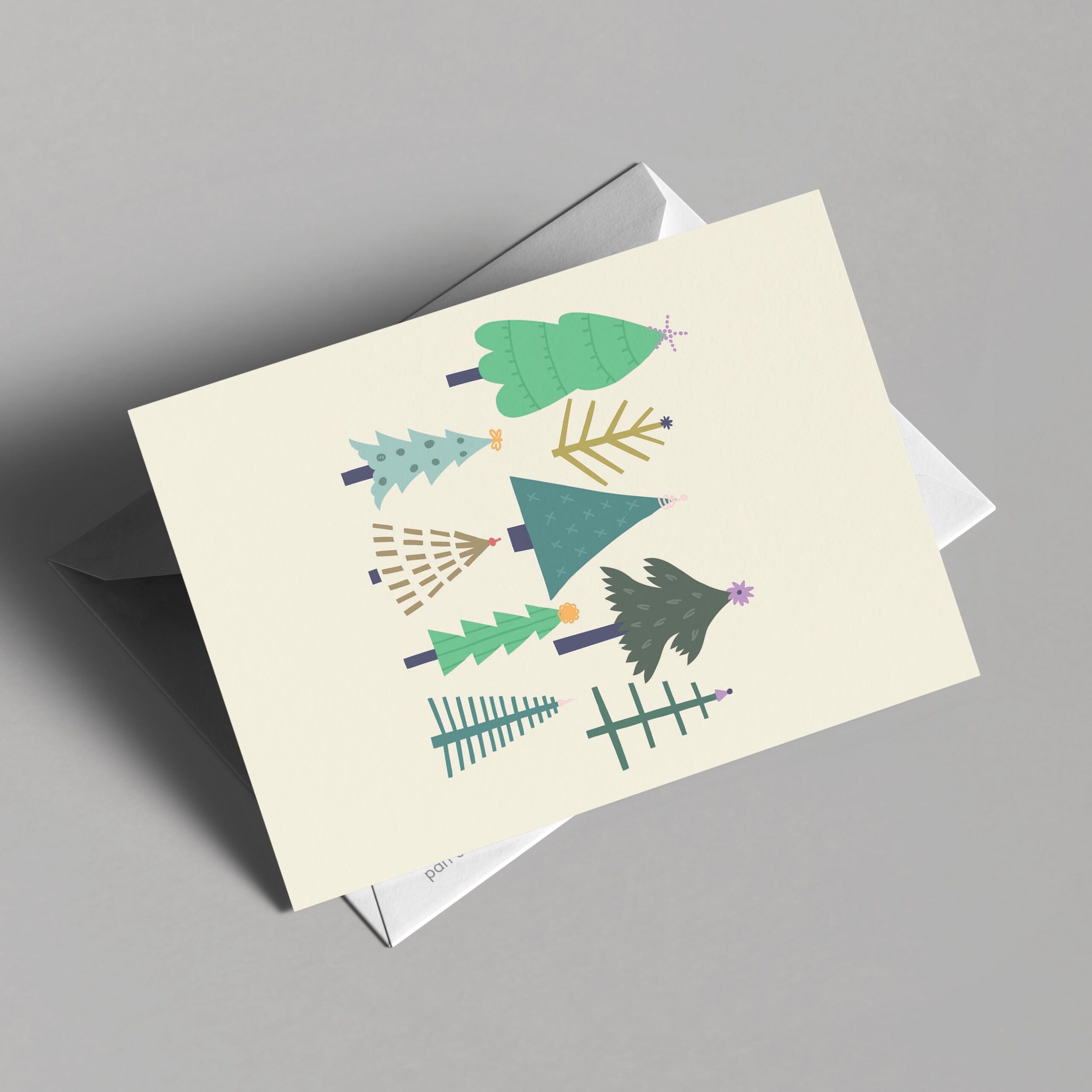 A Christmas Forest Christmas Card