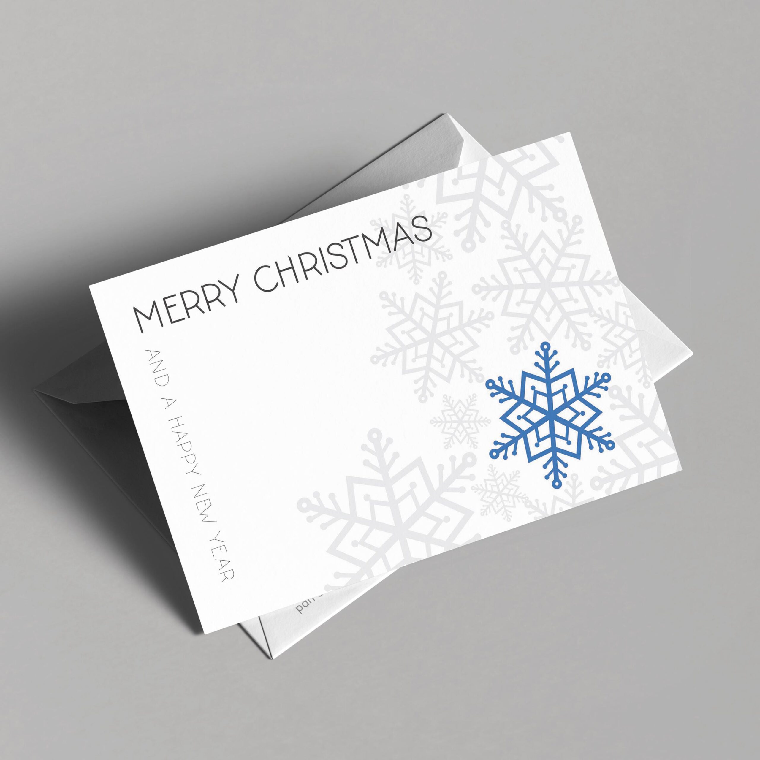 Delicate Snowflakes Christmas Cards