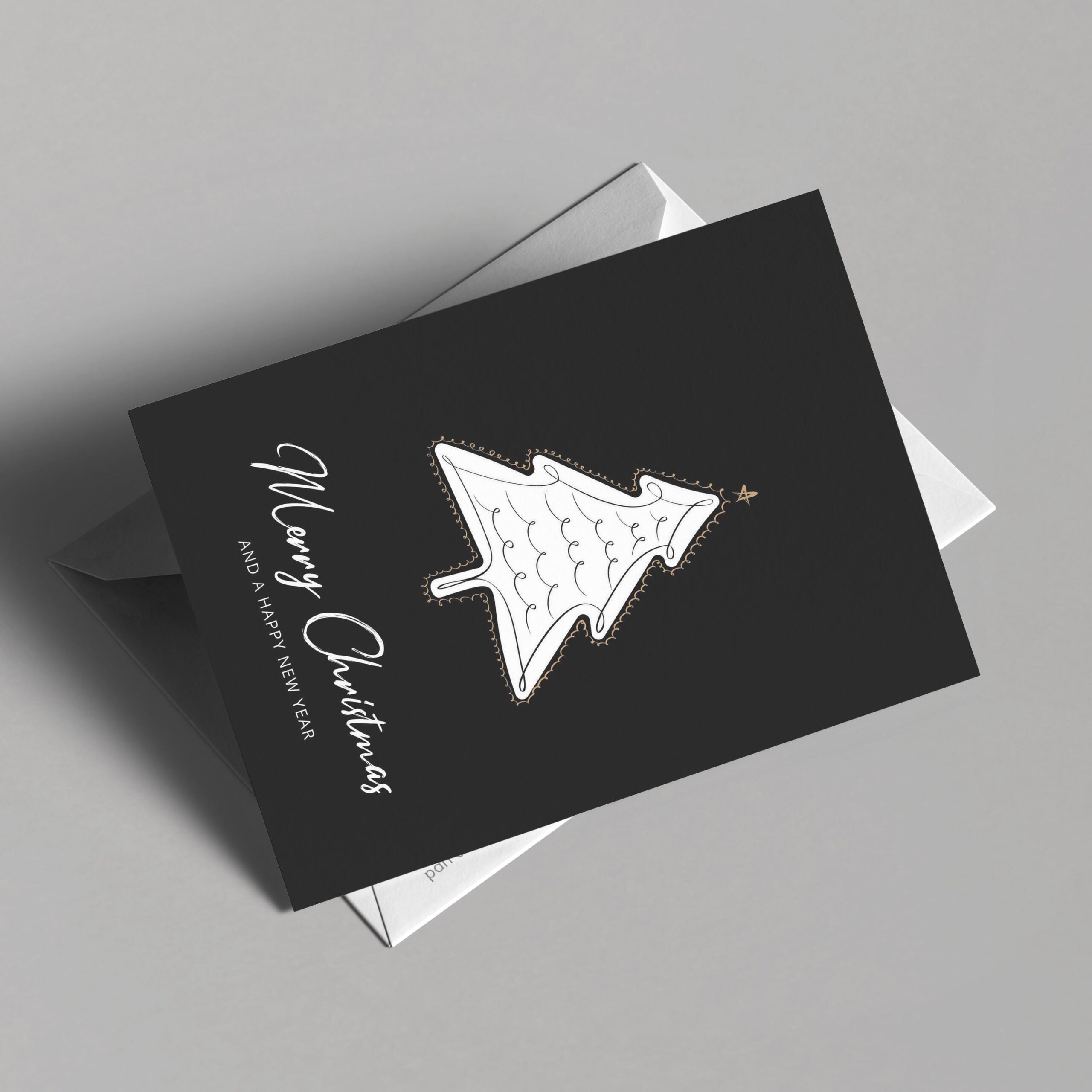 A Seasonal Sketch Christmas Card