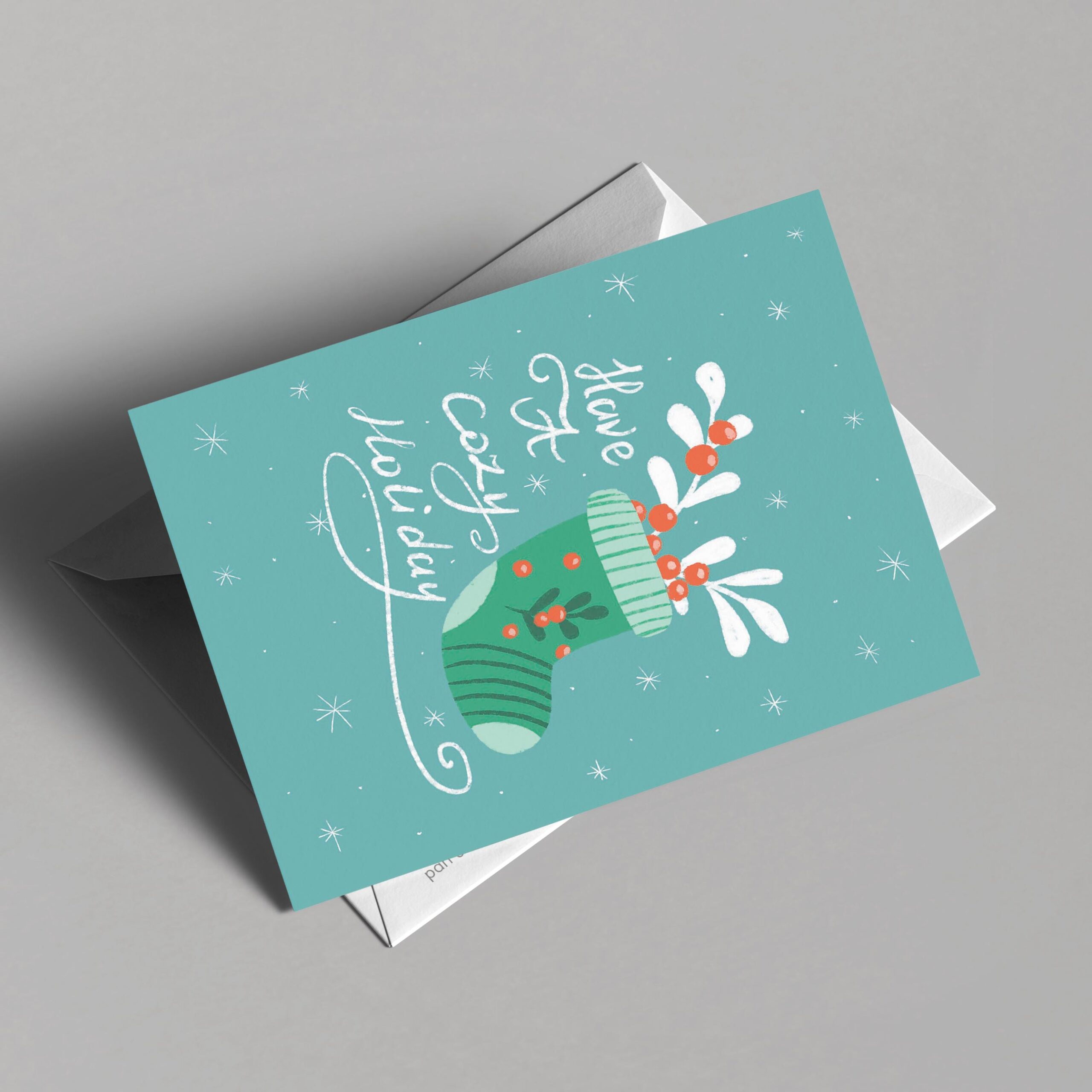 Cosy Holidays Christmas Card