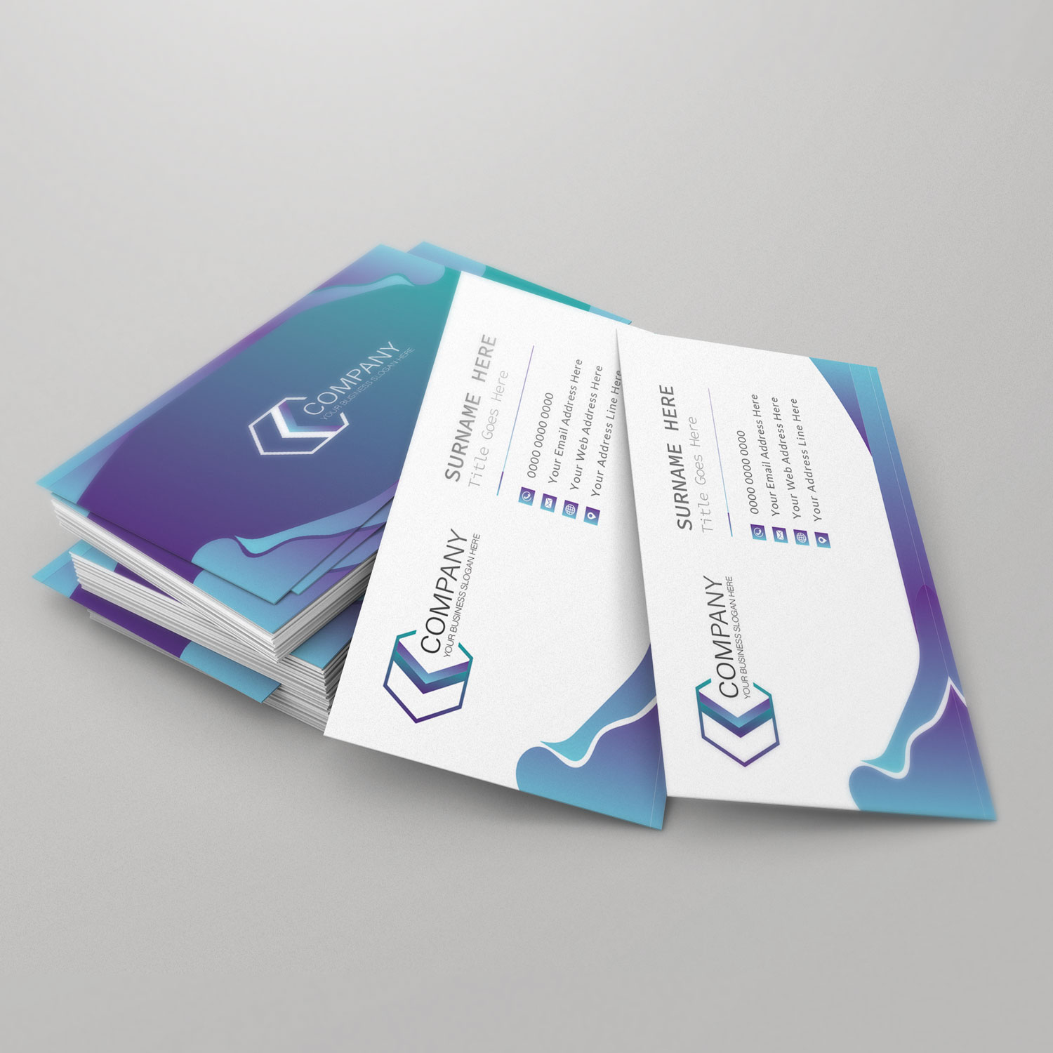 Blue Peak Business Card