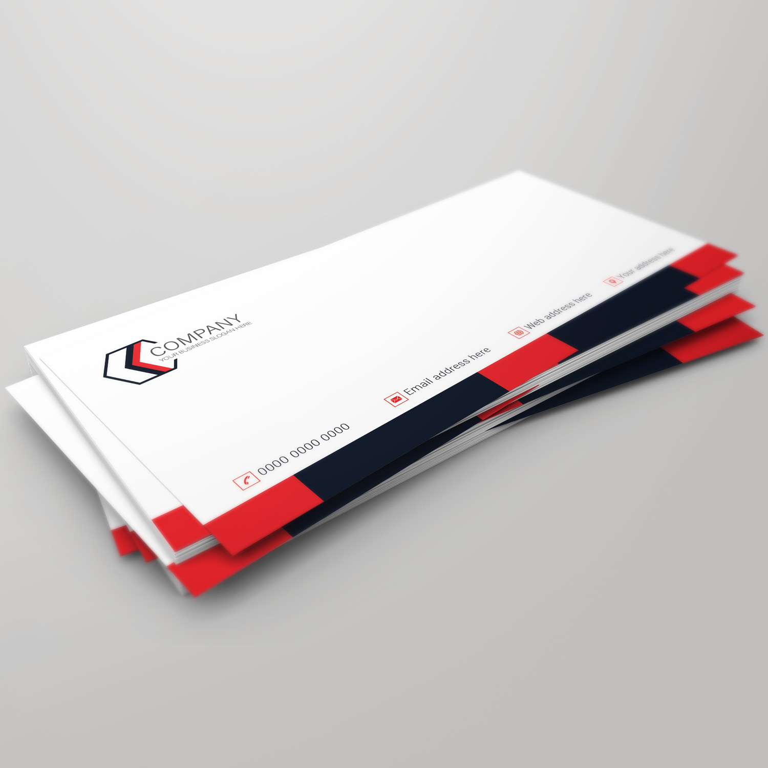 Red And Black Compliment Slip