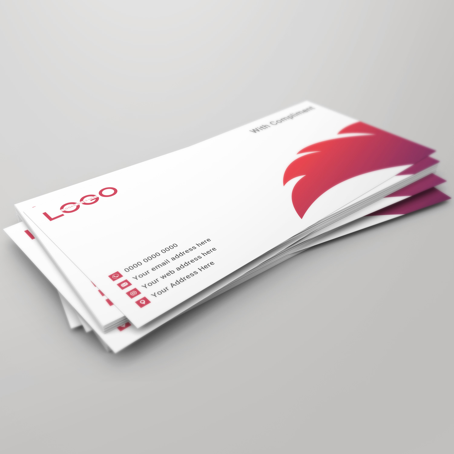 Red Flash Compliment Slip