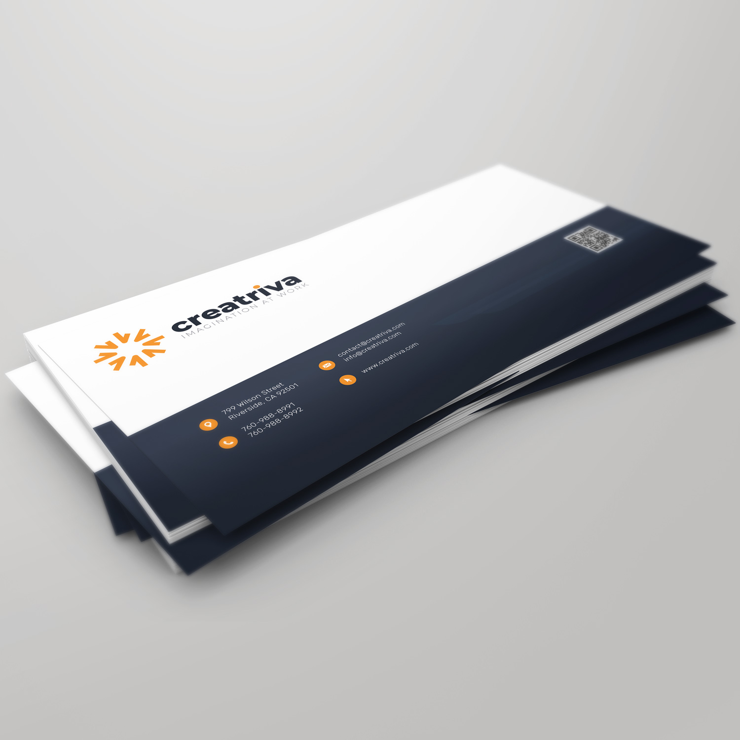 Orange Highlights Compliment Slip