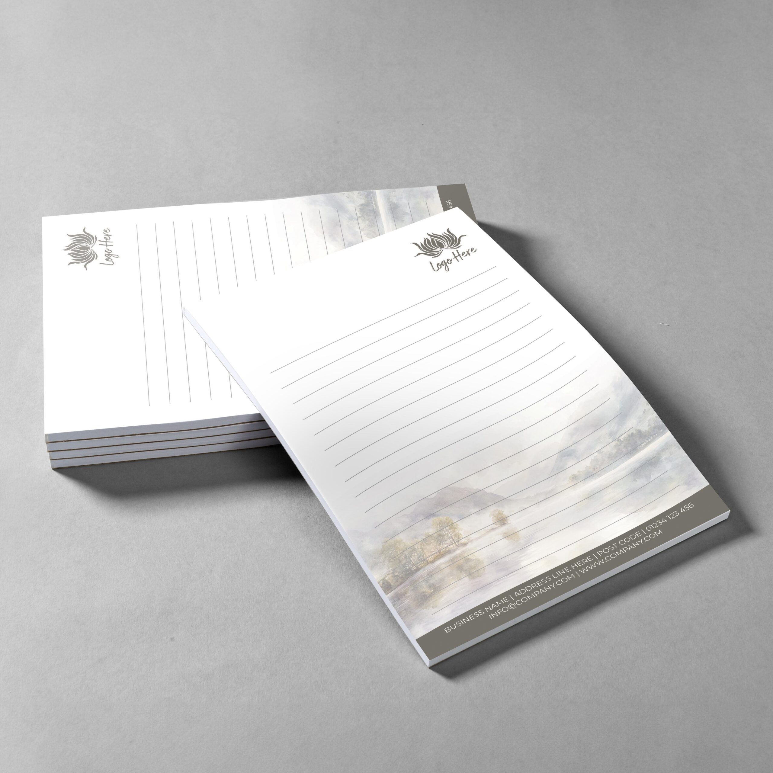 Horizon Edge Branded Notepad Design