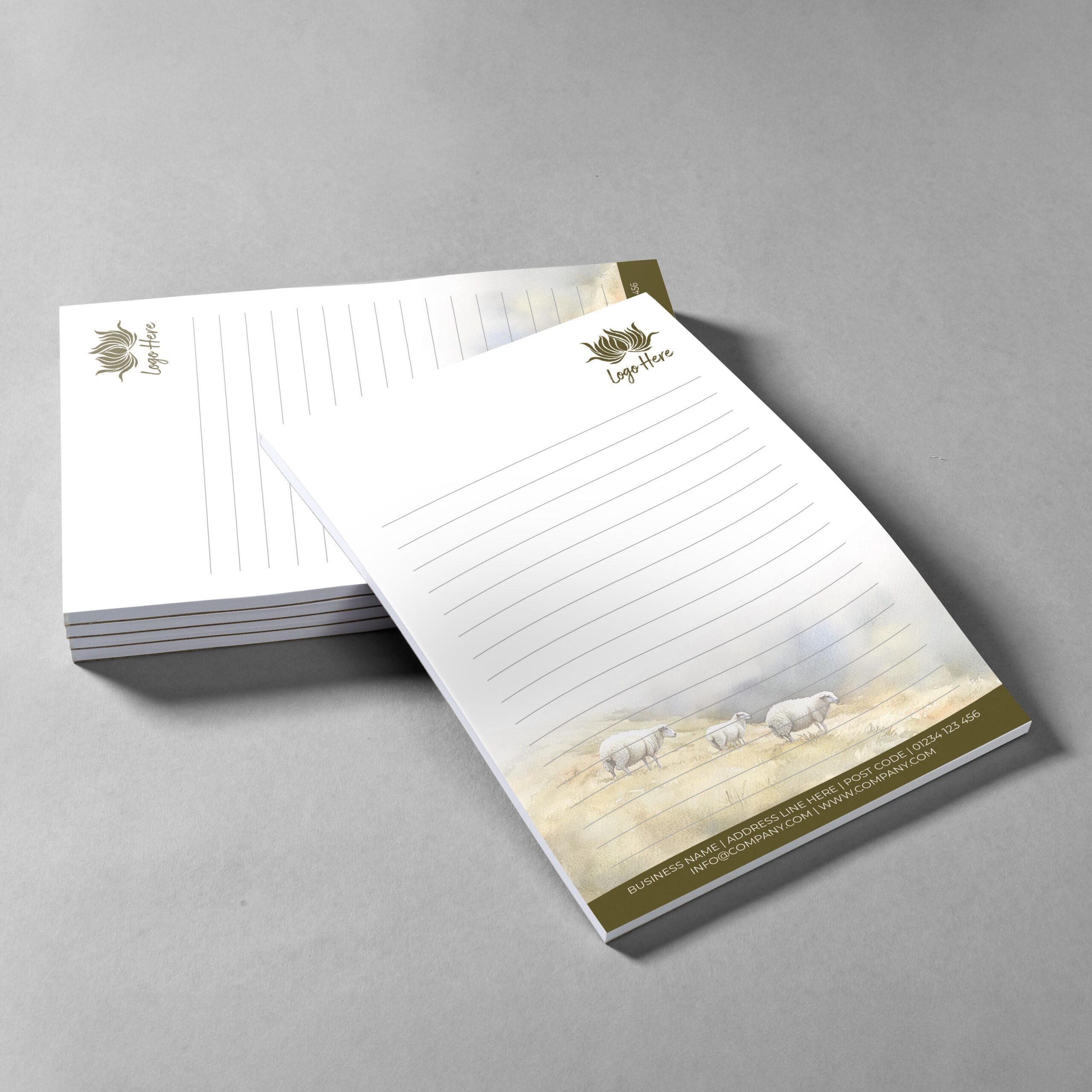 Cypress Path Branded Notepad Design