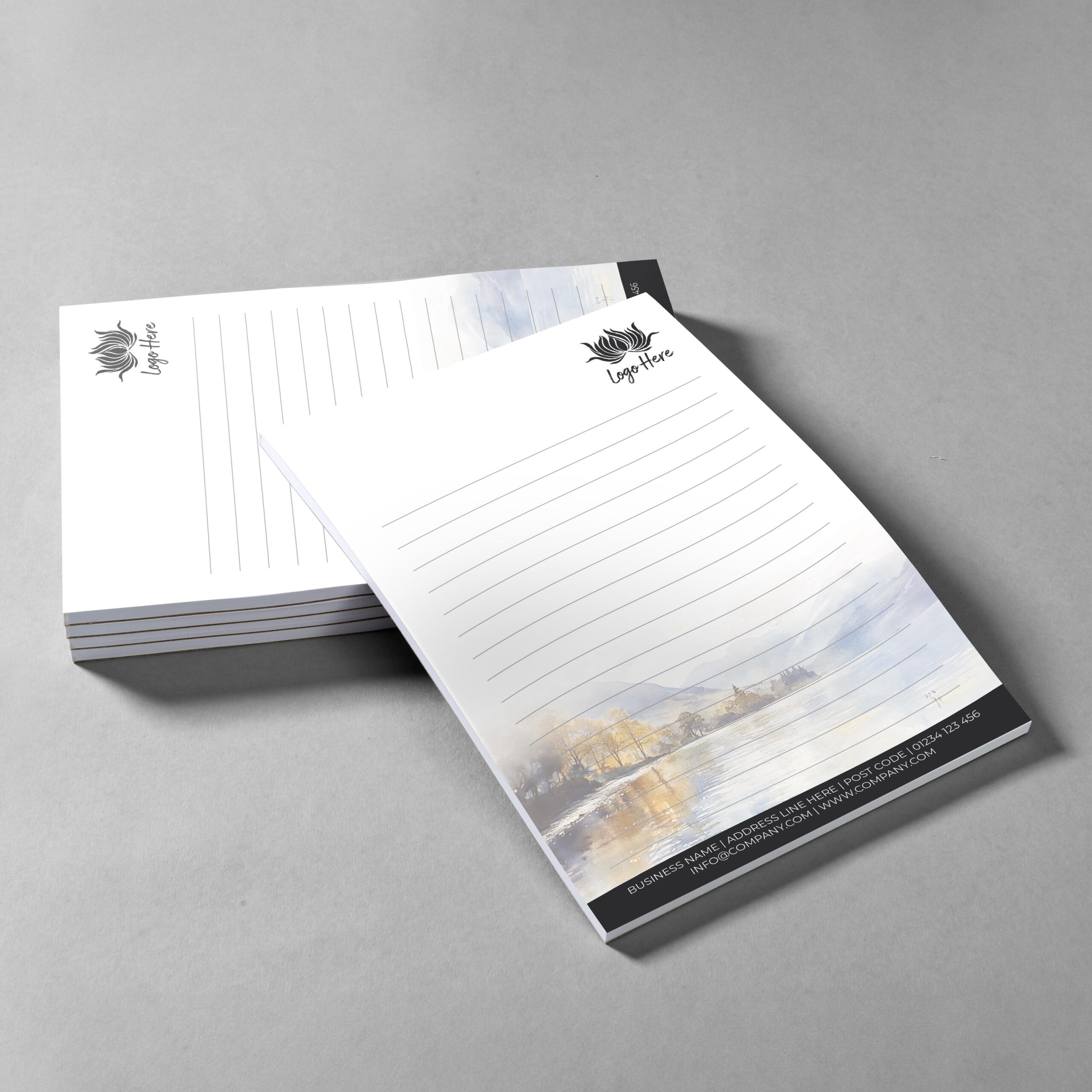 Stary Nightfall Branded Notepad Design