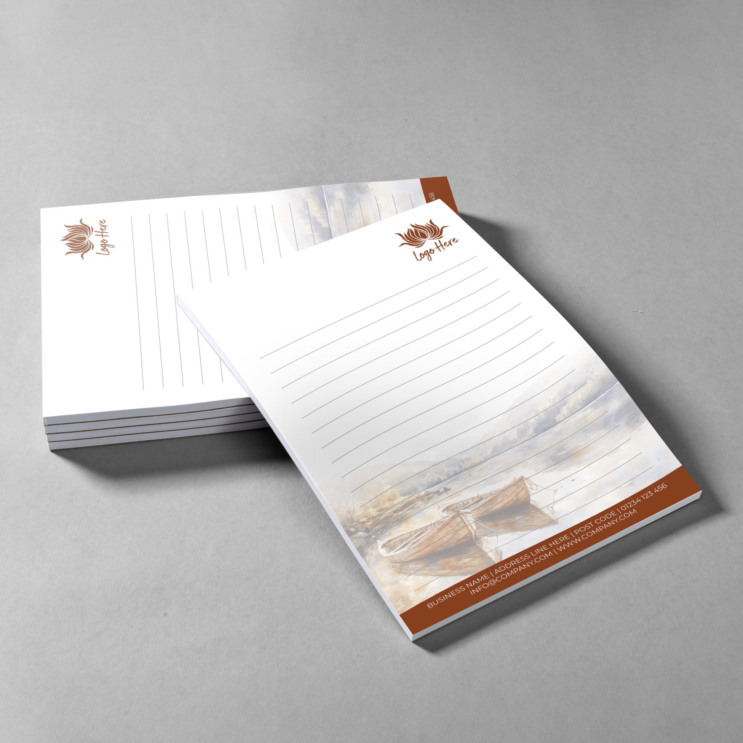 Summer Meadow Branded Notepad Design