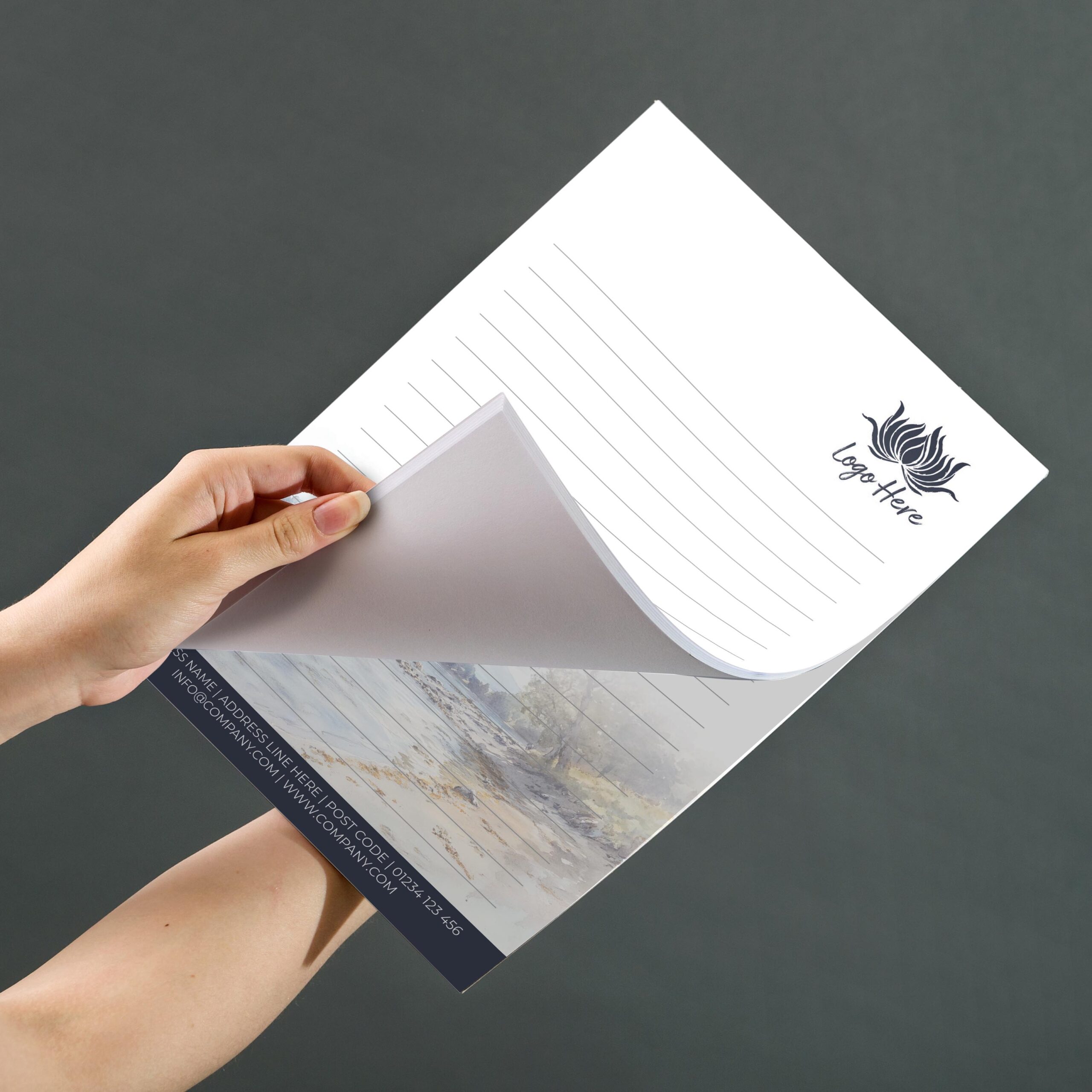 Echo Canyon Notepad Design, A5 And A4 Sizes With Earthy Canyon-Inspired Tones, Image 3.