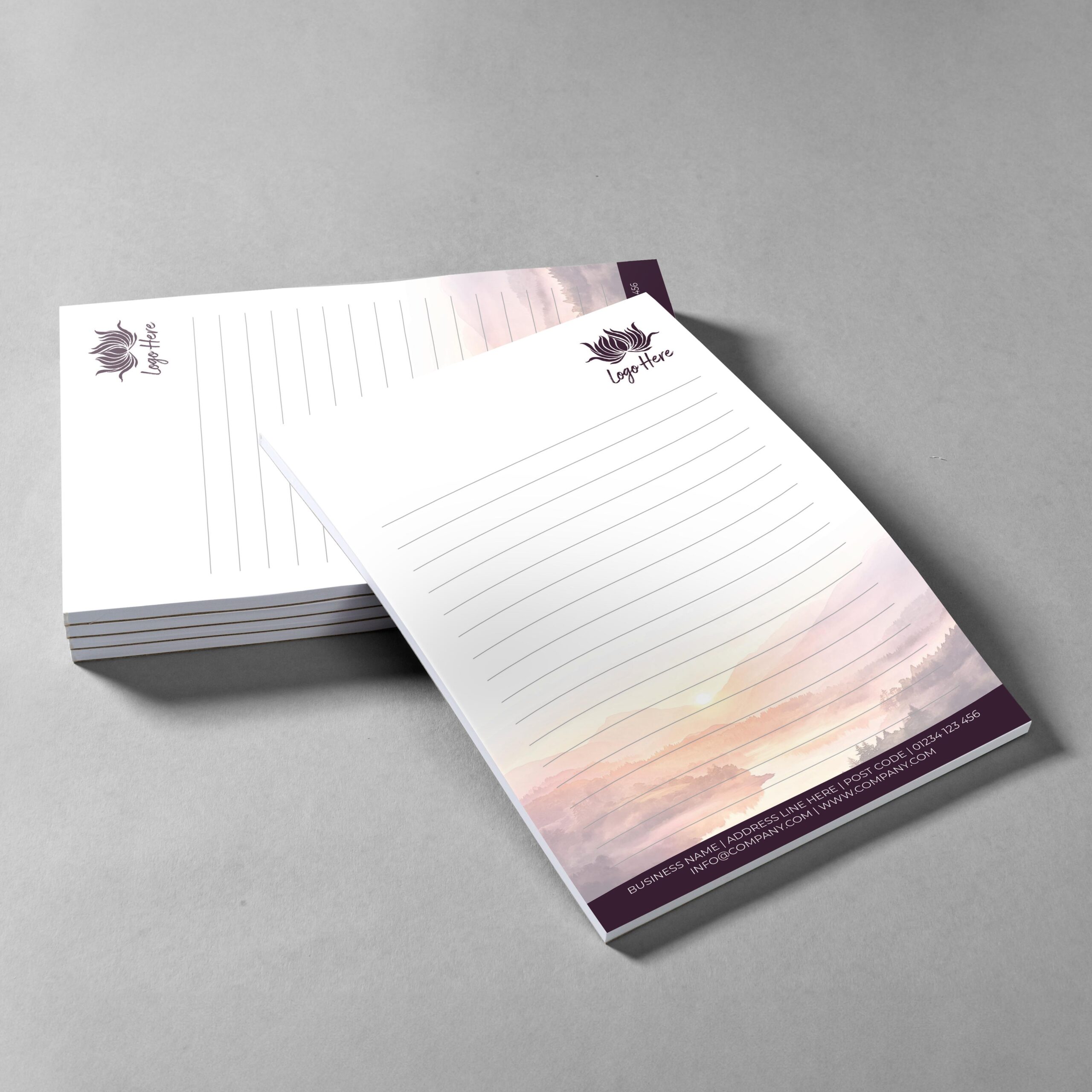 Sandstone Bluff Branded Notepad Design