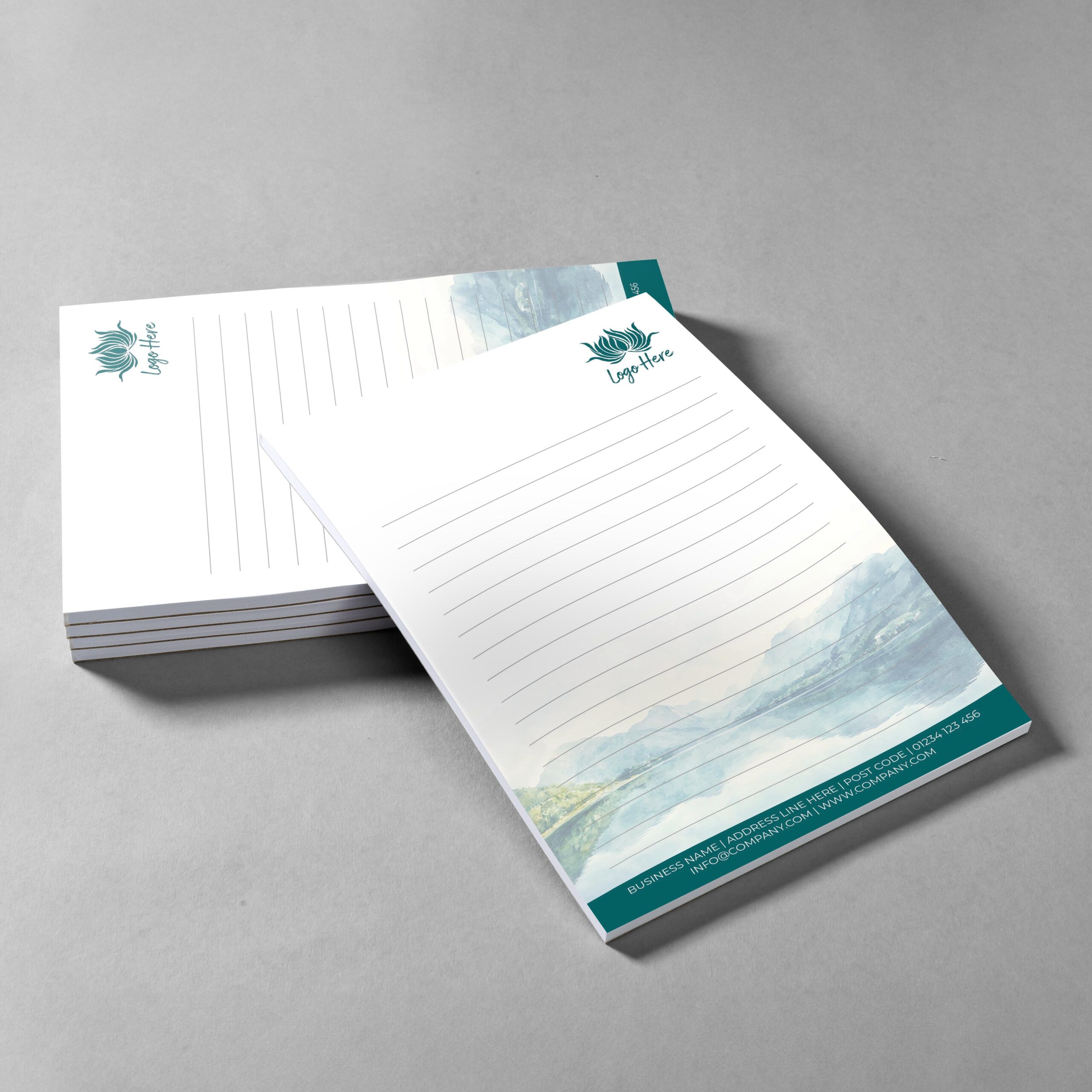 Maple Leaf Branded Notepad Design
