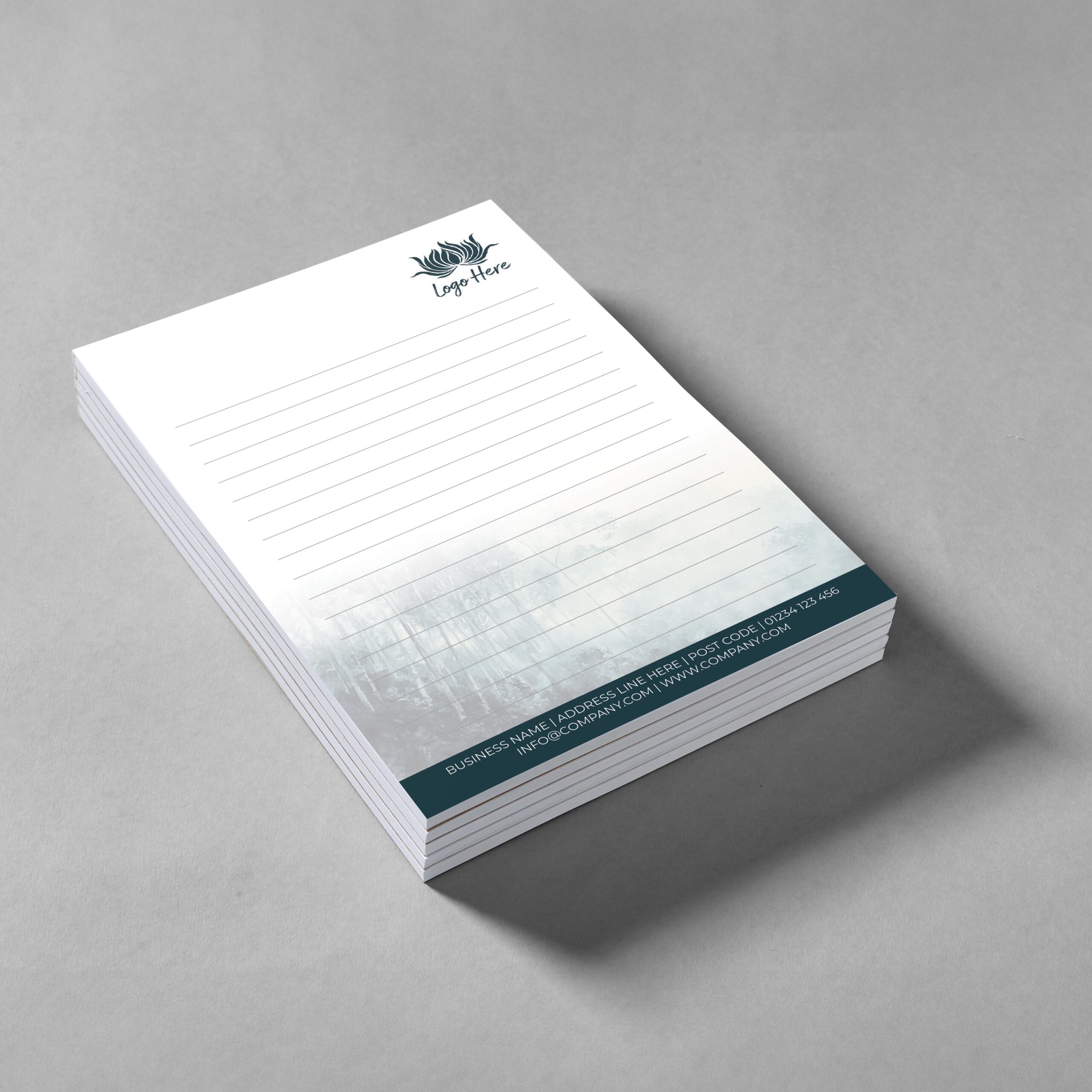 Autumn Breeze Notepad Design, A5 And A4 Sizes With Warm Seasonal Shades, Image 2.
