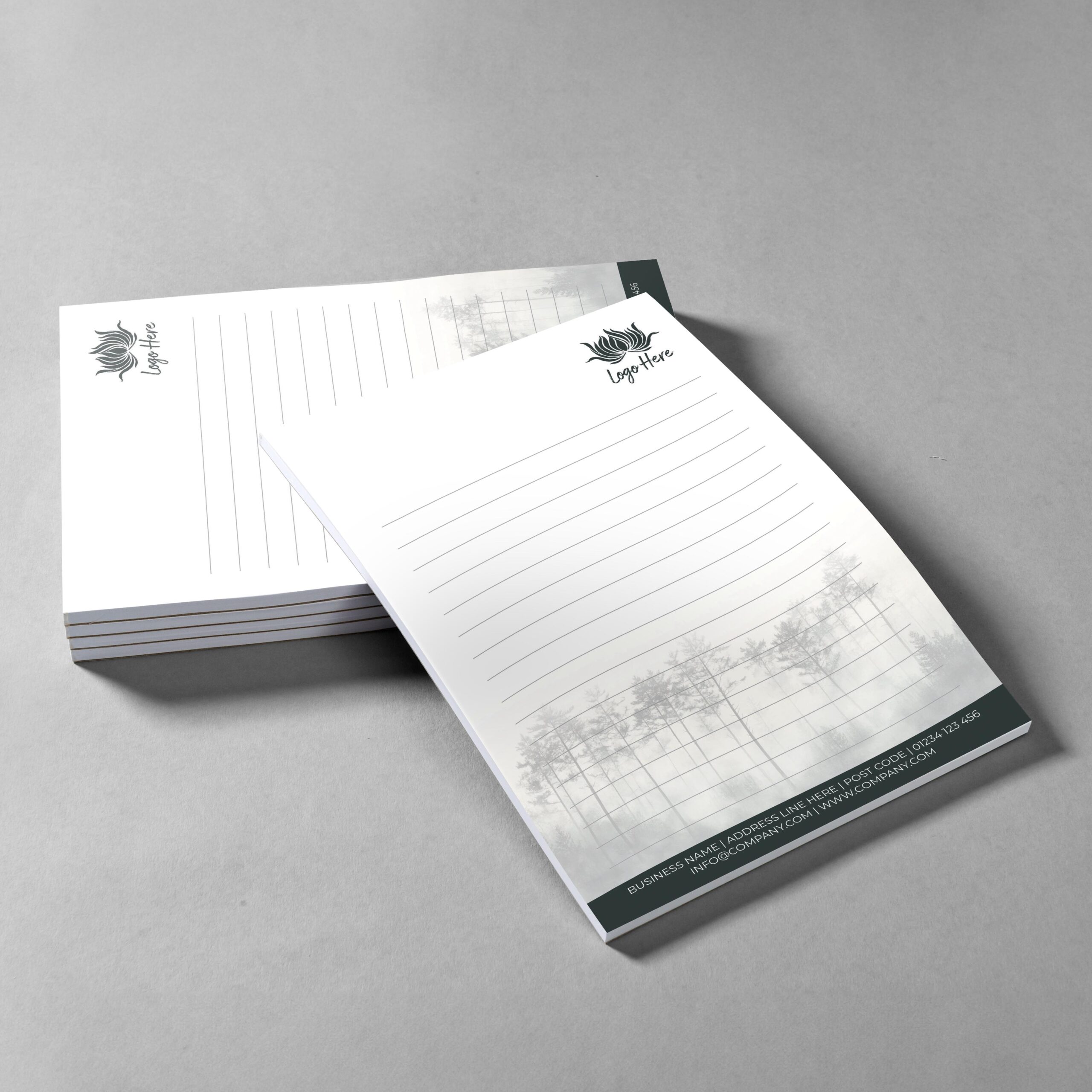 Sunrise Glow Branded Notepad Design