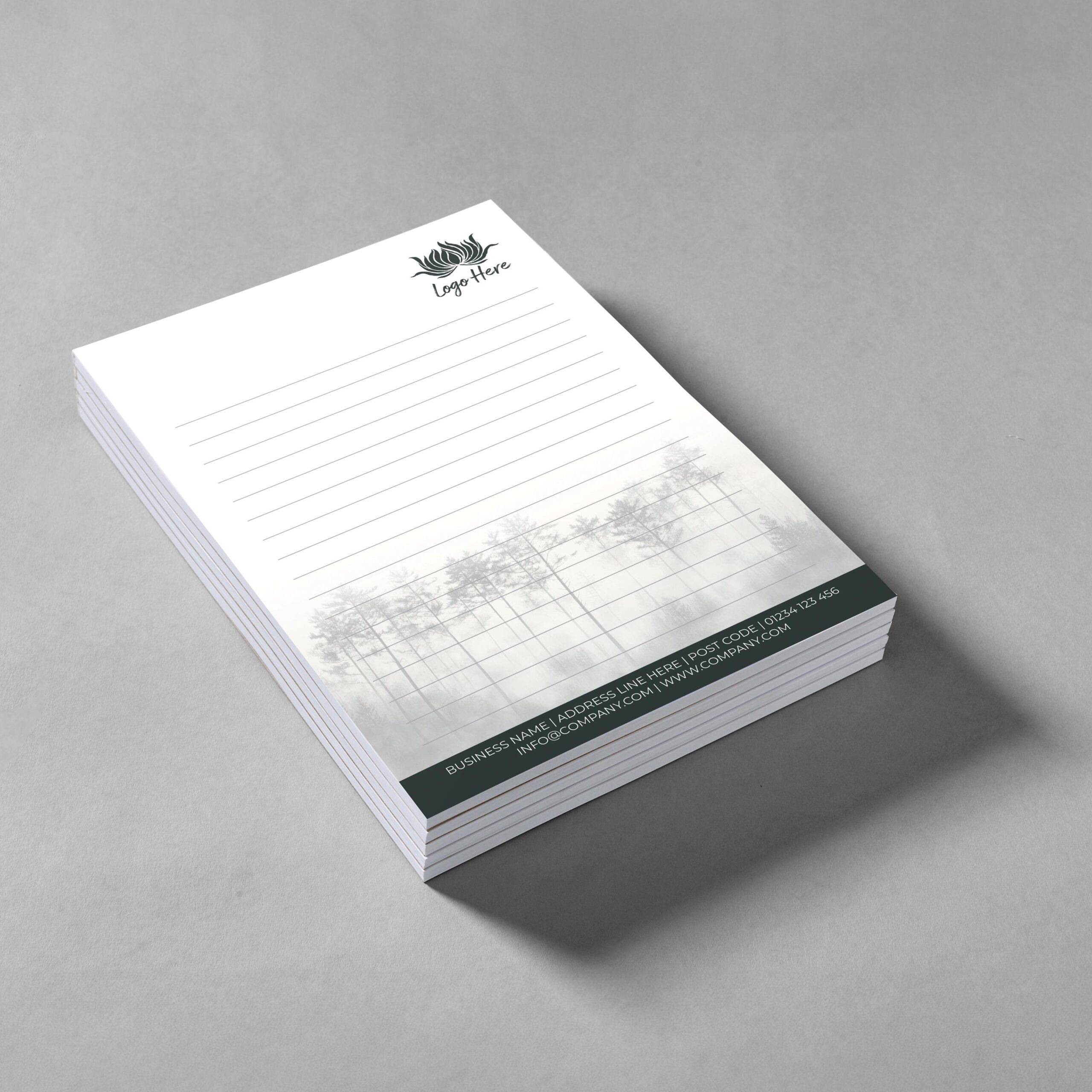 Sunrise Glow Notepad Design, A5 And A4 Sizes With Vibrant Sunrise Hues, Image 2.