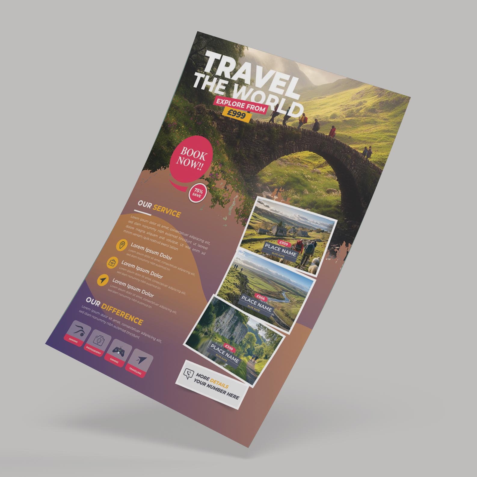 Travel Flyer Design