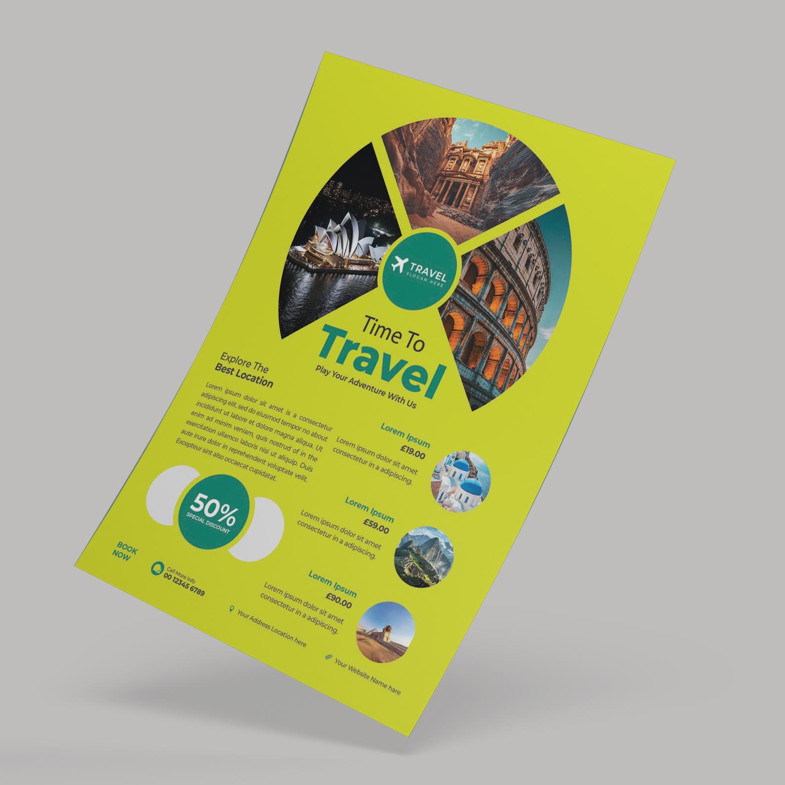 Rounded Flyer Design