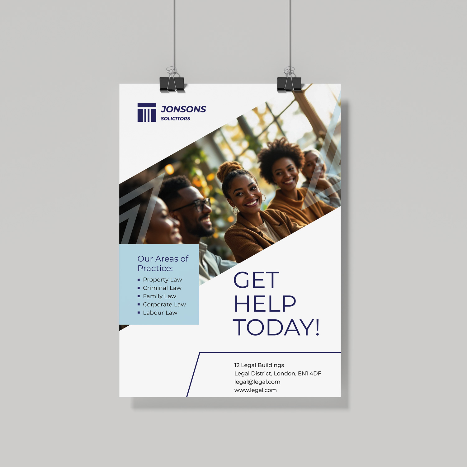 Informative Insights Poster Design