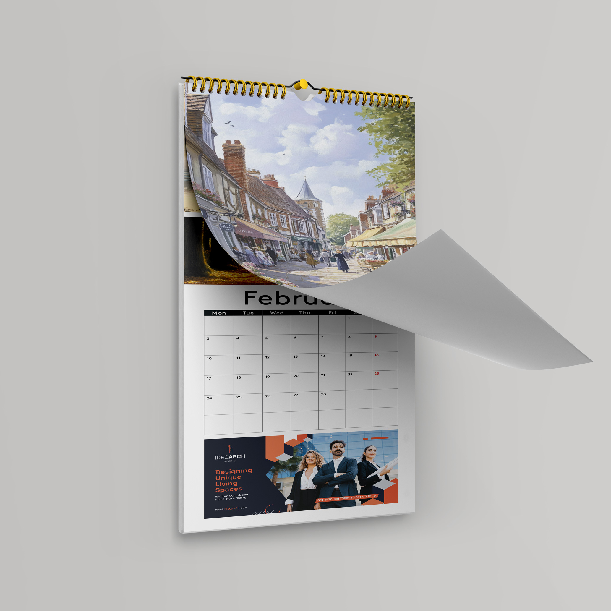Slimline Mozaic Calendar Design