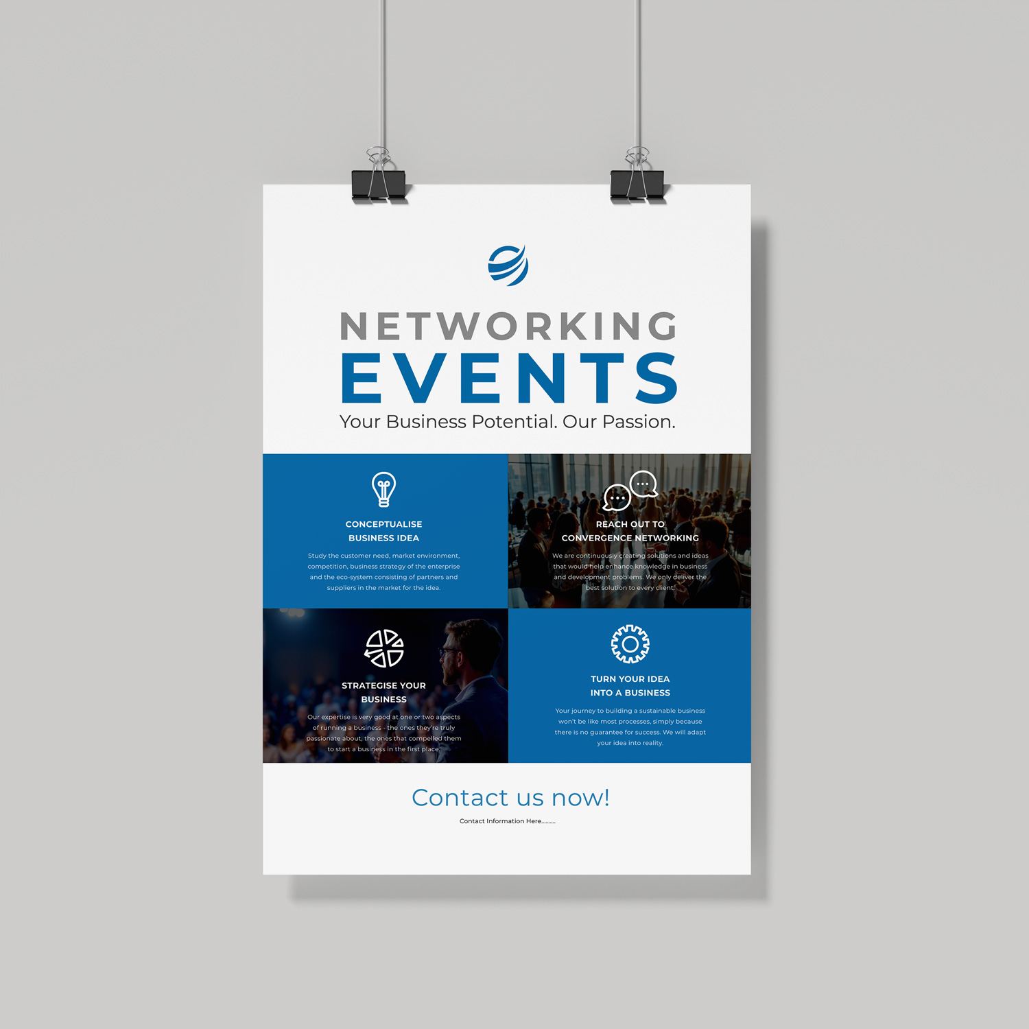 Networking Event Promotional Poster