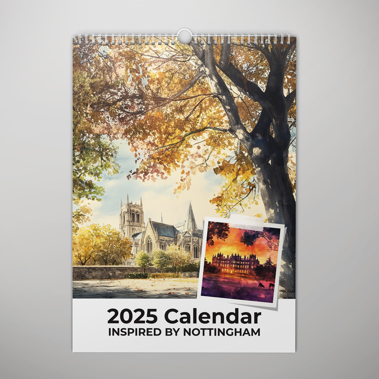 Polaroid Wall Calendar Design